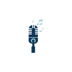 microphone music detailed style icon