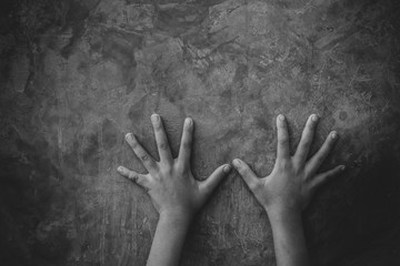 Violence in the lives of children, End violence against children concept, Children trafficking...
