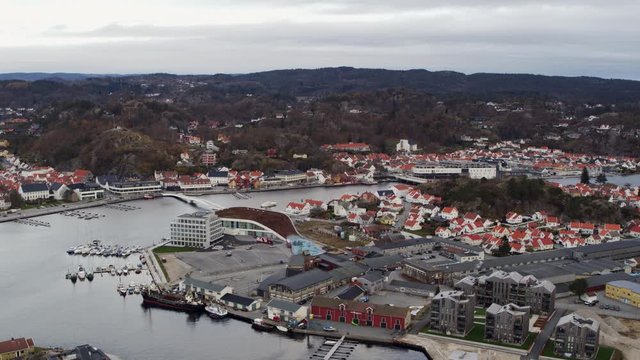 The Norwegian city of Mandal