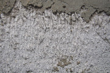 texture of old gray concrete wall