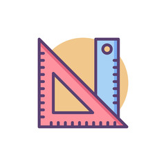 Set Square Vector Icon