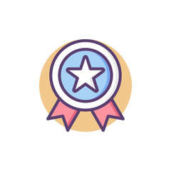 Award Badge Vector Icon