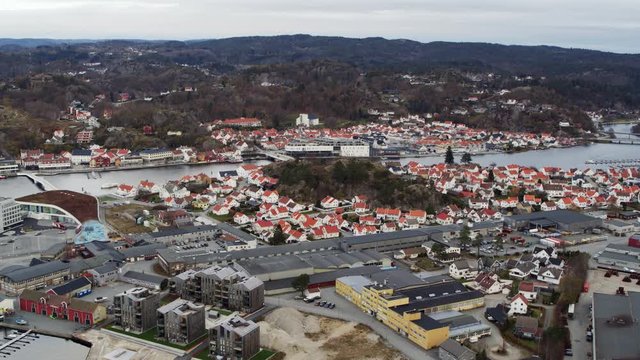 The Norwegian city of Mandal