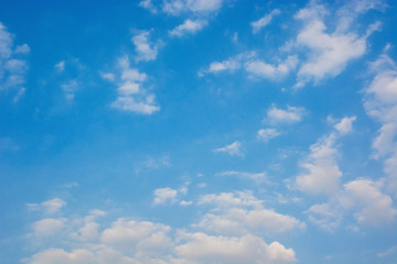 blue sky and cloud background texture