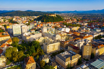 Fototapeta premium Capital of Slovenia Ljubljana
