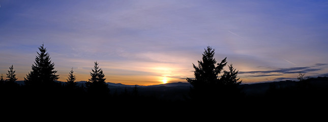 Fototapeta na wymiar Sunset from Vernonia