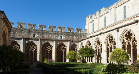Fototapeta premium Cloister of Monastery of Santa Maria de Santes Creus