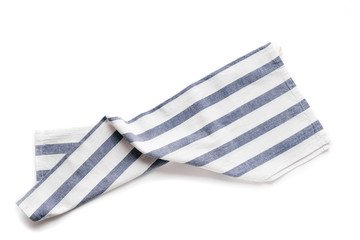 Blue linen napkin