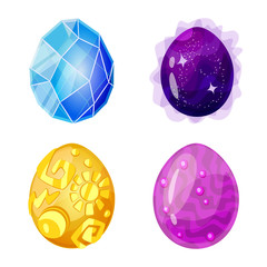 Vector design of dinosaur and magic logo. Set of dinosaur and fantasy vector icon for stock.