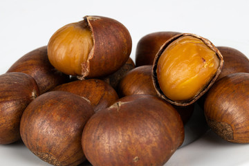 Chestnuts are a favorite autumn food in Japan