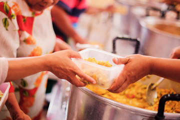 The concept of giving : donating food to the homeless