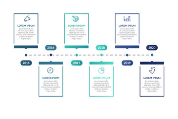 timeline infographic template design . business infographic concept for presentations, banner, workflow layout, process diagram, flow chart