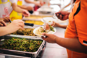 Helping with food donation to the poor: the concept of feeding