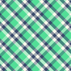Tartan orange and blue seamless pattern.