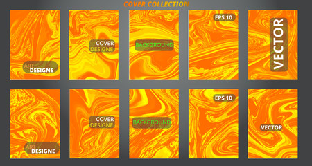 Set abstract marble modern designe.Splash acrylic colored bright liquid.Paints texture A4.For sale flyer,cover,presentation,print,business cards,calendars,invitations,sites,packaging.