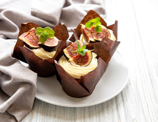 Cupkakes with figs