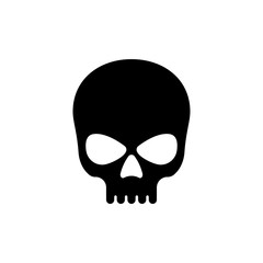 Skull Vector Glyph Icon