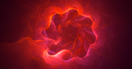 Fractal 3D rendering abstract light background