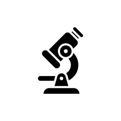 Microscope Vector Glyph Icon