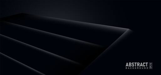 Abstract black vector background. Air Vent Grille closeup background.