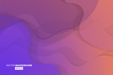 Colorful Geometric Modern Fluid Background Composition with Gradients, Shadows and Lights