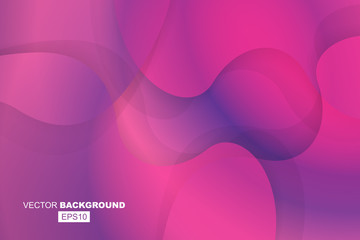 Blue and Purple Geometric Modern Fluid Background Composition with Gradients and Shadows