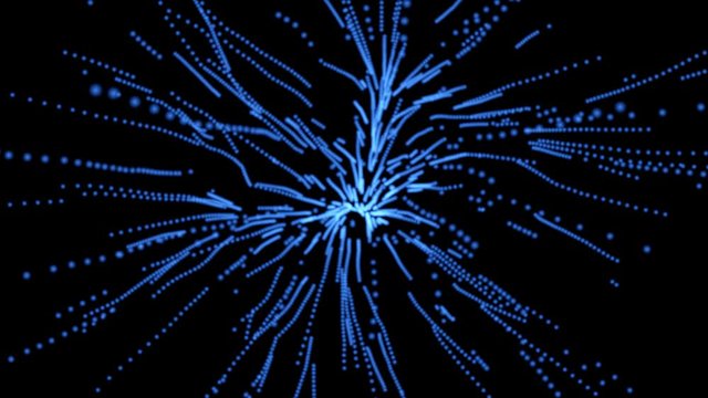 Electromagnetic field particles forming complex network.  Nano Swarm formation  Microbial cells growing  , multiplying , organizing .  3d animation. 