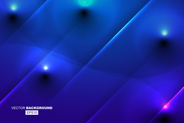Blue Geometric Modern Fluid Background Composition with Gradients, Shadows and Lights