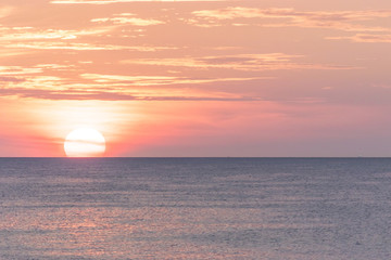 Fototapeta premium sunset over the Andaman sea at Phuket Island