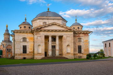Fototapeta na wymiar Cathedral of Boris and Gleb in Novotorzhsky Borisoglebsky Monastery. Torzhok, Tver Oblast