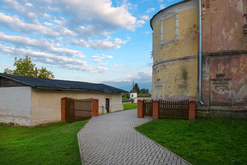 On the territory of Borisoglebsky Monastery in town Torzhok. Tver region. Russia