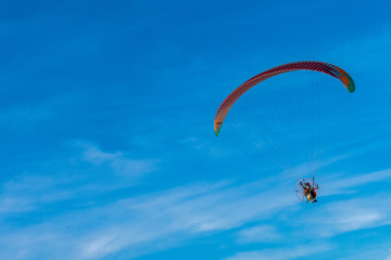 Paramoteurs lors de la journée portes ouverts du SP-ULM
