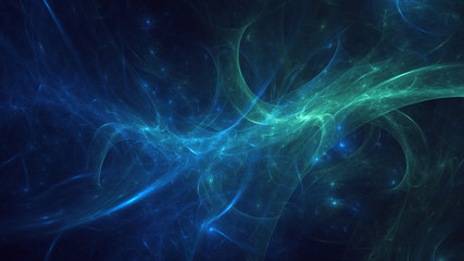 Fractal 3D rendering abstract light background