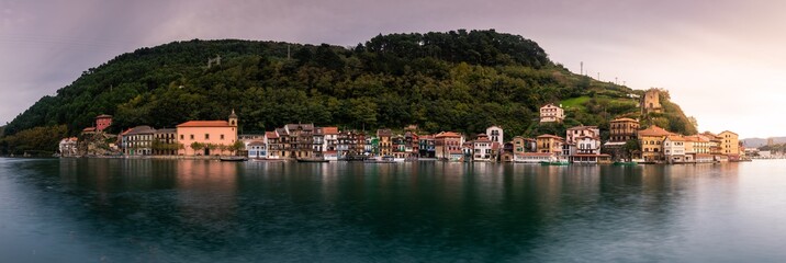 Fishermen town of Pasaia at the Basque Country. - obrazy, fototapety, plakaty