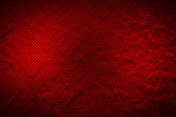 red geometric pattern. metal background and texture.