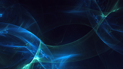 Fractal 3D rendering abstract light background