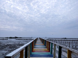 Obraz premium pier on the lake