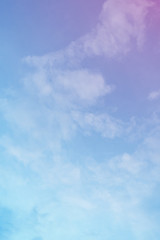 cloud background with a pastel colour