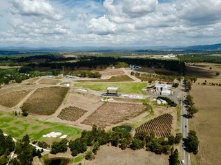 Hunter Valley NSW Australia Wine Region Arial Views