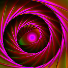 Geometric background. 3d illustration, 3d rendering.