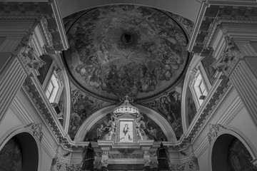Colli a Volturno, Isernia, Molise. Church of S. Leonardo. Wiew