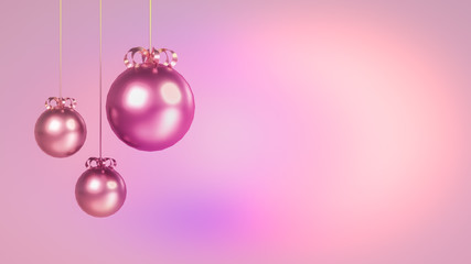 Beautiful luxury New Year Christmas holiday background. 3d illustration, 3d rendering. 3d illustration, 3d rendering.