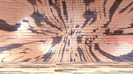 Texture background, grunge, industrial, interior. 3d illustration, 3d rendering.