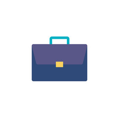 business suitcase flat style icon