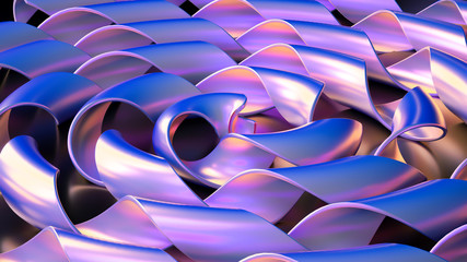 Fototapeta premium Elegant minimal background. 3d illustration, 3d rendering.
