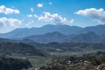 Fototapeta na wymiar ネパールの山々