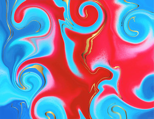 Marble gold vector background