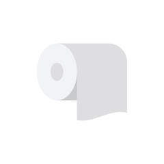 Tissue Roll Vector Flat Icon 