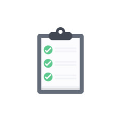 Checklist Vector Flat Icon