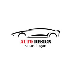 Obraz na płótnie Canvas Car automotive logo vector